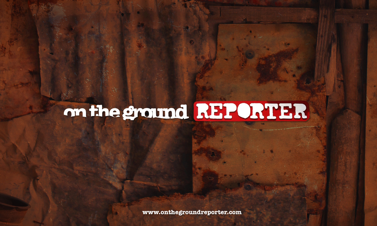 On the ground reporter